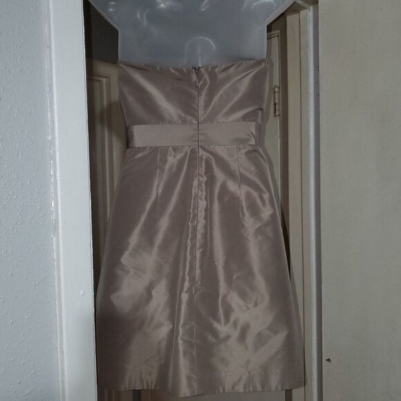 J. Crew Taupe Strapless Mini Dress - Picture 7 of 8